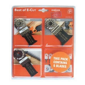 Fein Best of E-Cut 6 Piece Set Multi Tool Blades Starlock plus