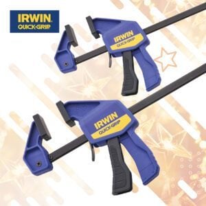 Iwrin quick change bar clamp twin pack