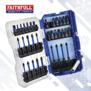 Faithfull 36 piece impact bit set