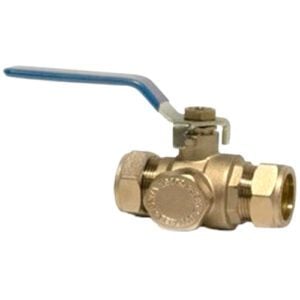 28mm compression lever ball valve